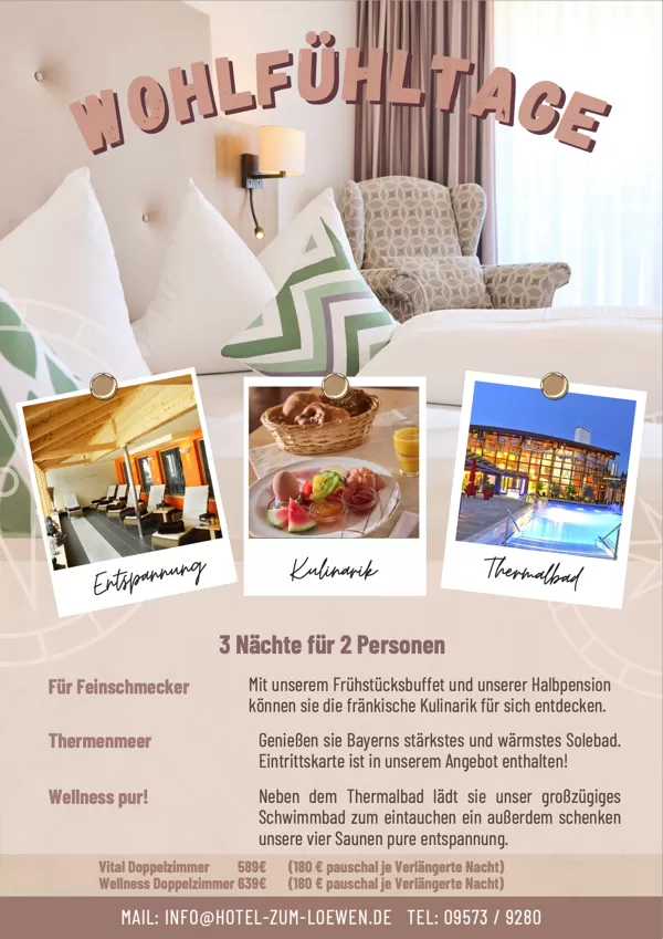 3 Nächte für 2 Personen